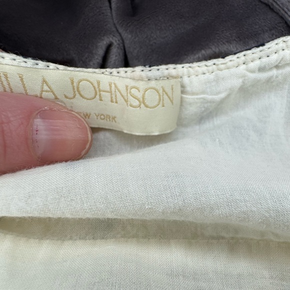 Ulla Johnson - Clemente Dress Elegant Cream and Black Polka Dot Dress EUC worn - Picture 10 of 10